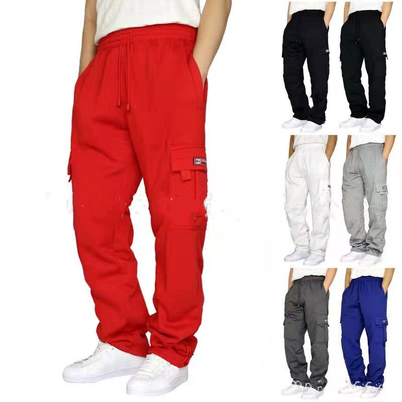 Men Pants Sweatpants Stretch Elastic Waist Jogger Sports Pants