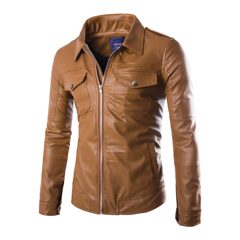 Men's Sports Wear Leather Coats