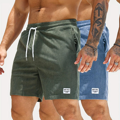 Lace-up Drawstring Shorts Summer Corduroy Sports Short