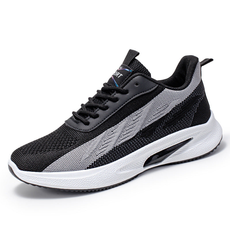 Color-blocked Mesh Sneakers Men Breathable Comfortable Sports Shoes