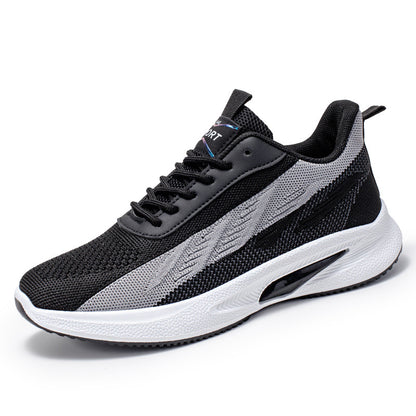 Color-blocked Mesh Sneakers Men Breathable Comfortable Sports Shoes