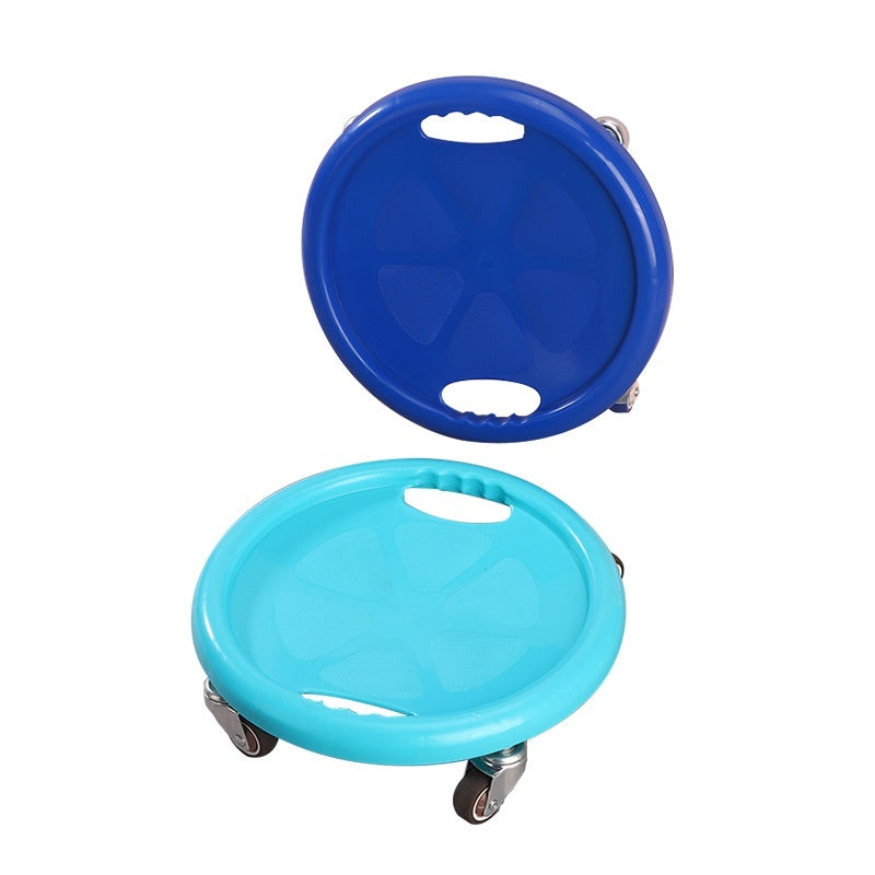 Mute Four Wheel Training Fitness Abdominal Plate