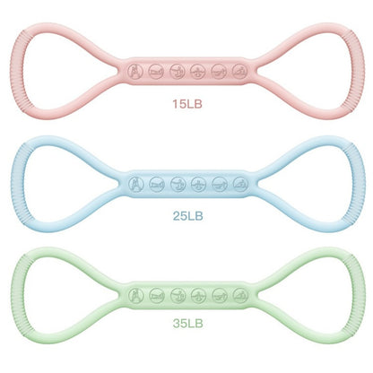 8-character Puller 8-character Silicone Yoga Loop Resistance Bands