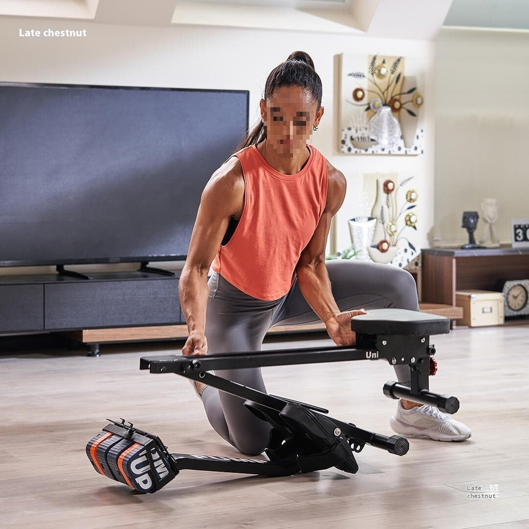 Motor-driven Fitness Dumbbell Rowing Machine