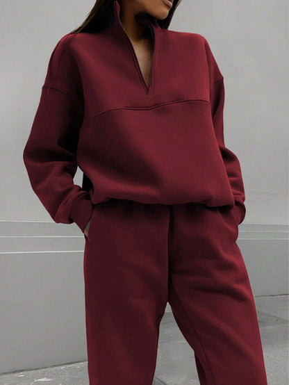 Long-sleeved Sports Sweatshirt Suit Fashion For Women