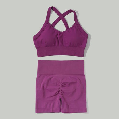 Yoga Set Vrouwen Gym Kleding Naadloze Sport Set Vrouwen Legg