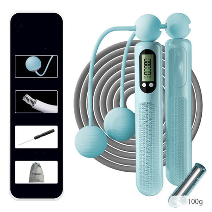 Cordless Counting Skipping Rope Smart Fitness Exercise