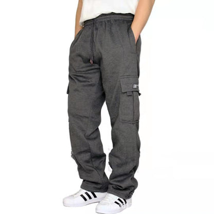 Men Pants Sweatpants Stretch Elastic Waist Jogger Sports Pants