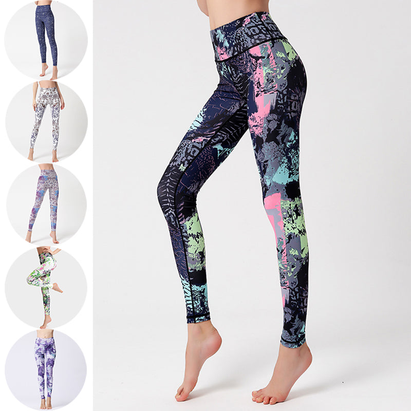 Fashion Tie Dye Leggings Women Fitness Yoga Pants Push Up