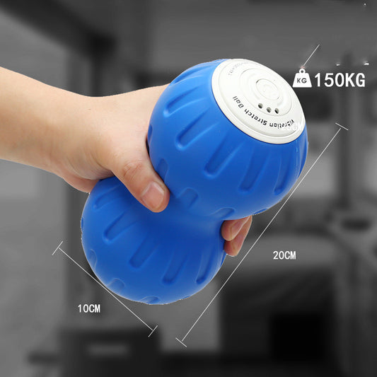 Electric Vibrating Peanut Ball Muscle Relaxing Home Gym Fitness Yoga Massager Vibrating Peanut Ball