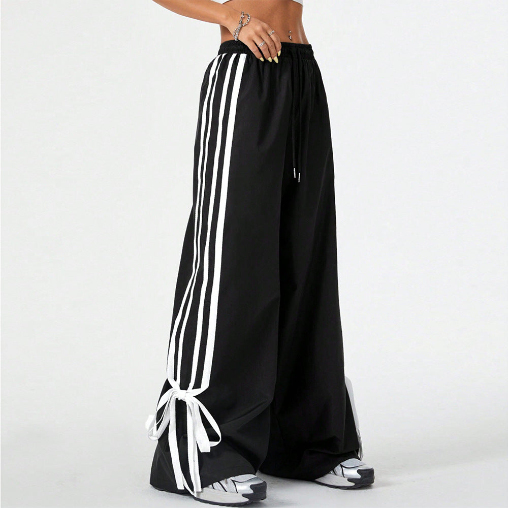 High Waist Wide Leg Pants Women's Sports Trousers