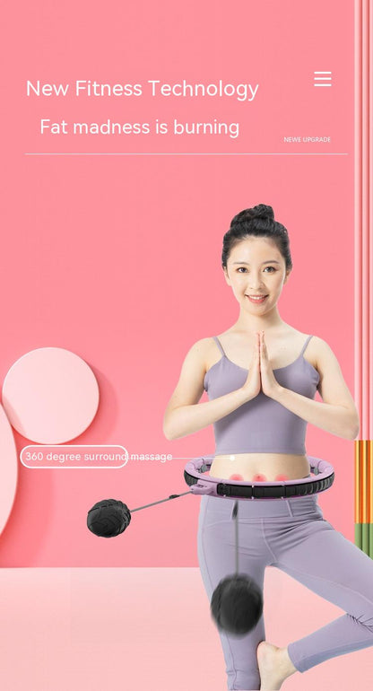 Smart Hula Hoop Does Not Drop Electric Massage Ball