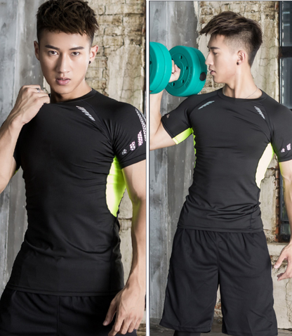 Sports Suit Men's Long-sleeved Trousers Gym Suit Running Training