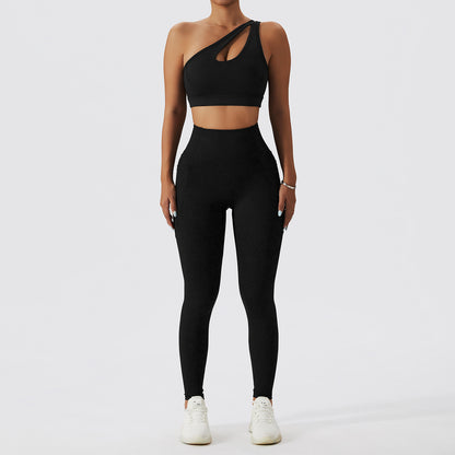 Sports Underwear Gathers Back Yoga Bra Fitness Suit