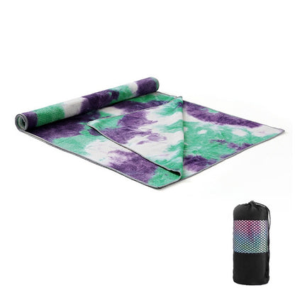 Tie-Dye Printing Yoga Blanket Widening Pad Towel Particle Yoga Drape