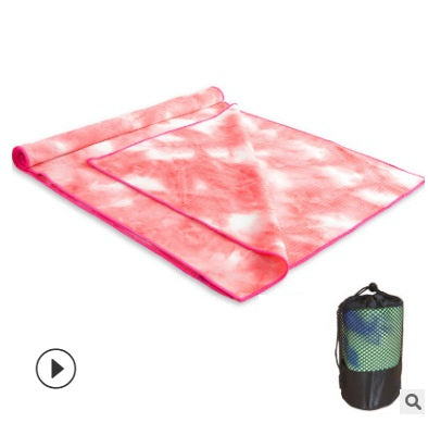 Tie-Dye Printing Yoga Blanket Widening Pad Towel Particle Yoga Drape