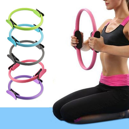 Yoga Fitness Pilates Ring Women Girls Circle Magic Dual Exercise