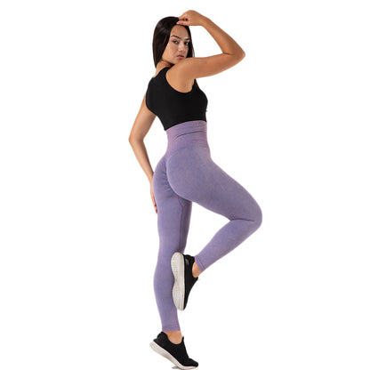 Women New Color High Elastic Sports Fitness Seamless Workout Tight Yoga Pants