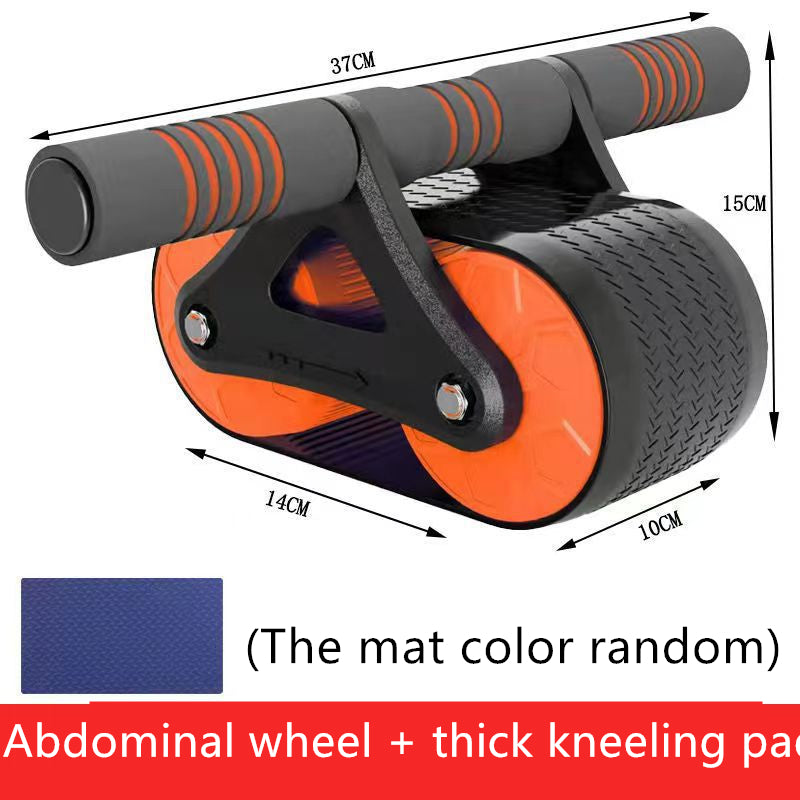 Double Wheel Abdominal Exerciser Women Men Automatic Rebound Ab