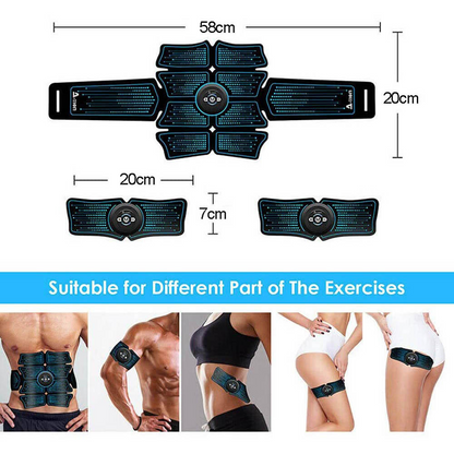 Electro stimulation Muscle Stimulator EMS Abdominal Vibrating Belt