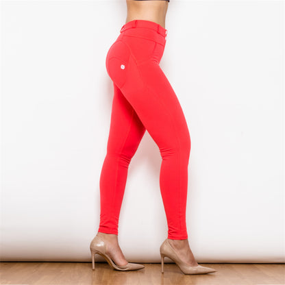 Shascullfites melody red shaping leggings workout  booty lifting leggings yoga pants