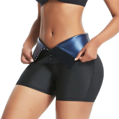 Slimming Pants Waist Trainer Shapewear Tummy Hot Thermo Sweat Leggings