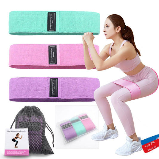 Fitness Rubber Band Elastic Yoga Resistance Bands