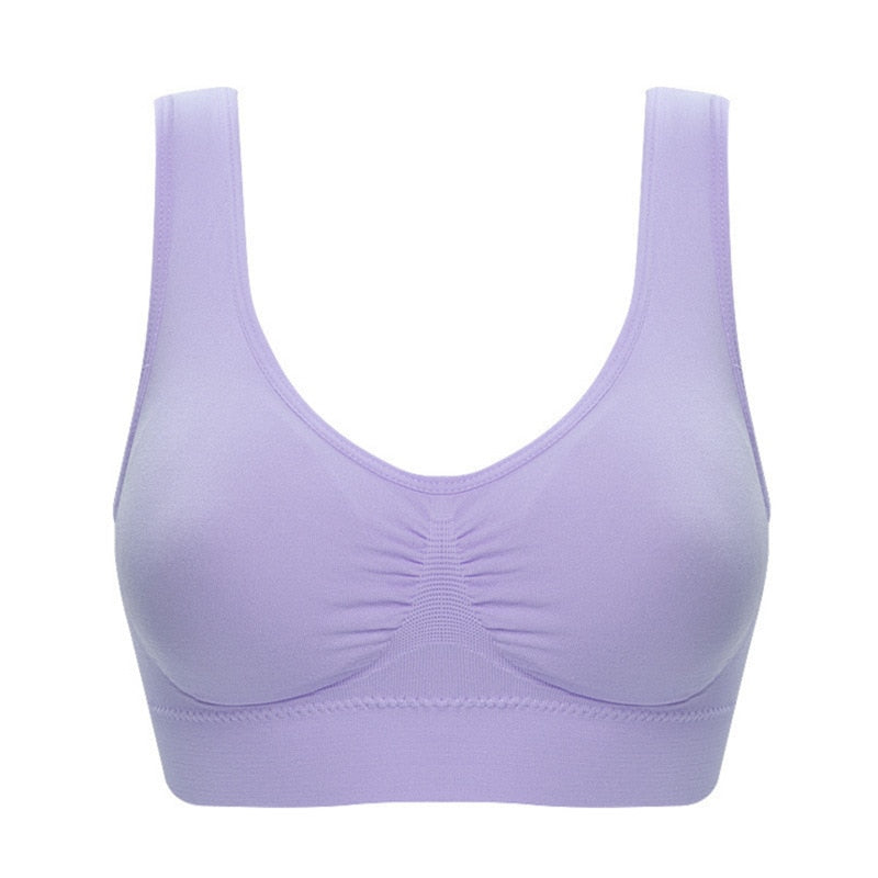 Bralette crop top fitness gym running sportswear