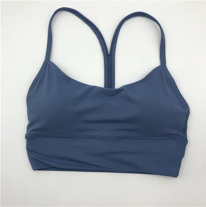 Fitness Sports Bra For Women Push Up Shockproof