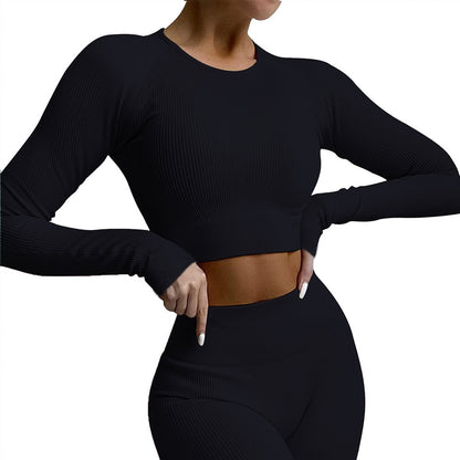 Seamless Yoga Set Women Sports Suit Fitness