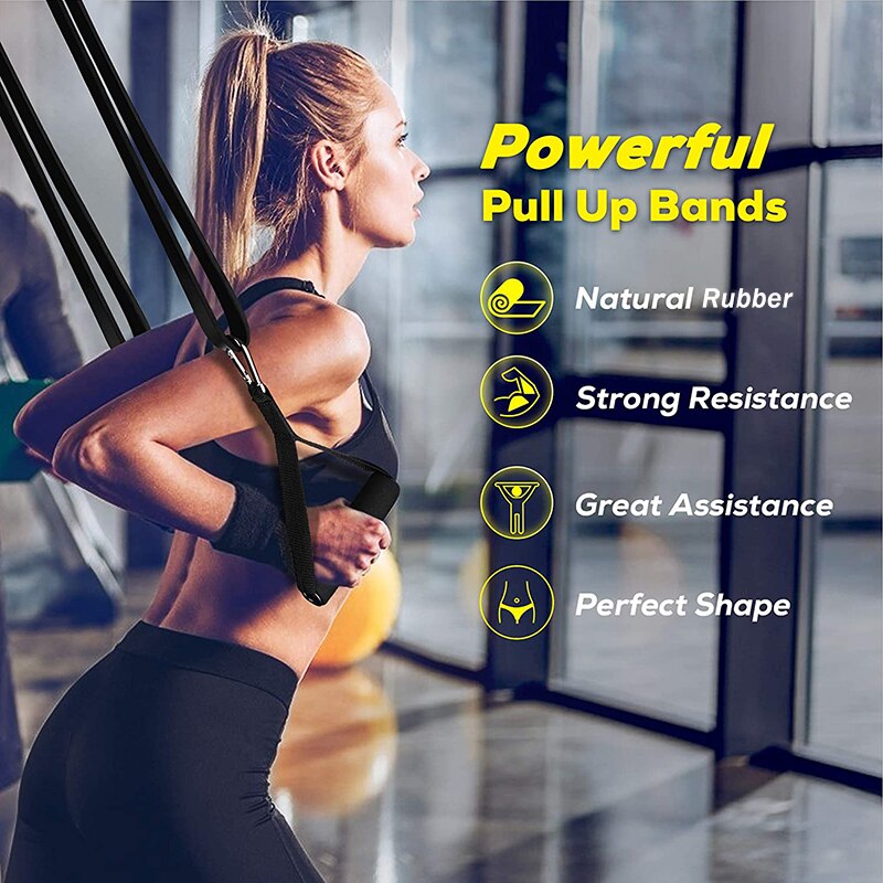 Pull Up Power Resistance Band Set Elastic Exercises