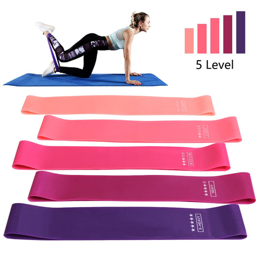 Fitness Elastic Resistance Bands Crossfit Exercise Rubber Bands