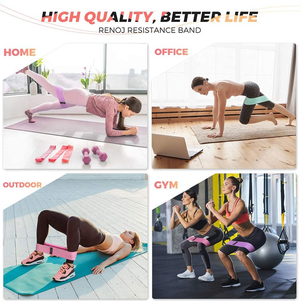 Glute Band Loop Cotton Hip Resistance Bands