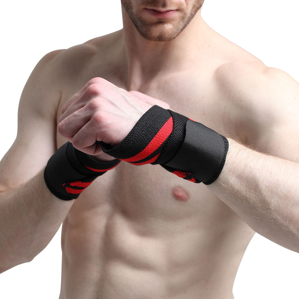 1 Pair Sport Wristband Wrist Support Weight Lifting