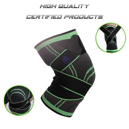 Sports Men Compression Knee Brace Elastic Support Pads