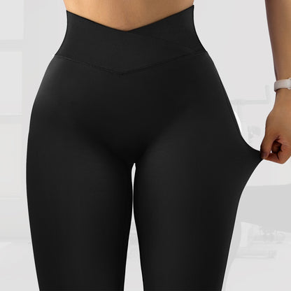 Leggings Women V Waist Tights Gym Clothing