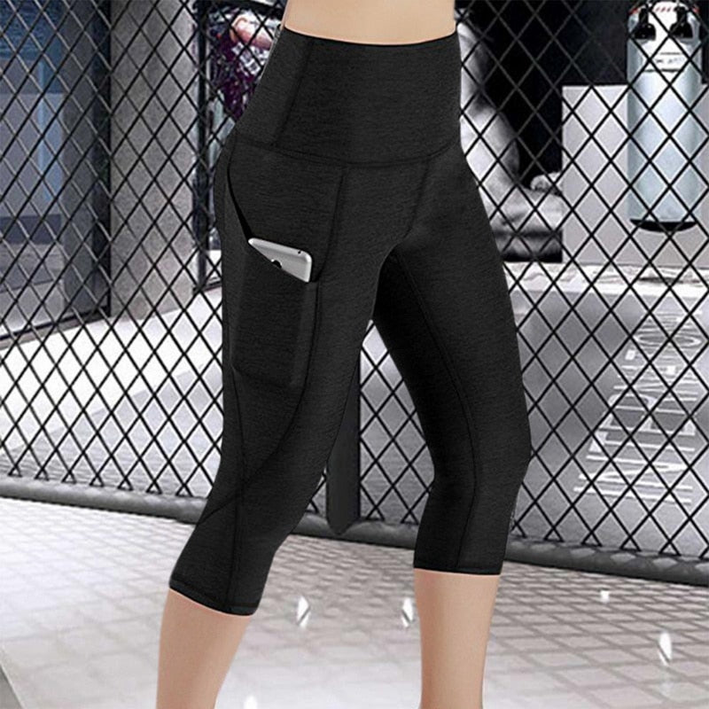 Women yoga Leggings With Pocket Push Up Jogging