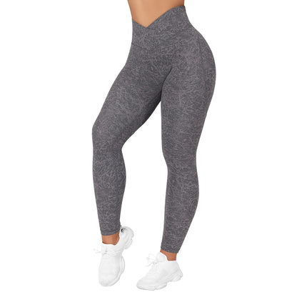 Leggings Women V Waist Tights Gym Clothing