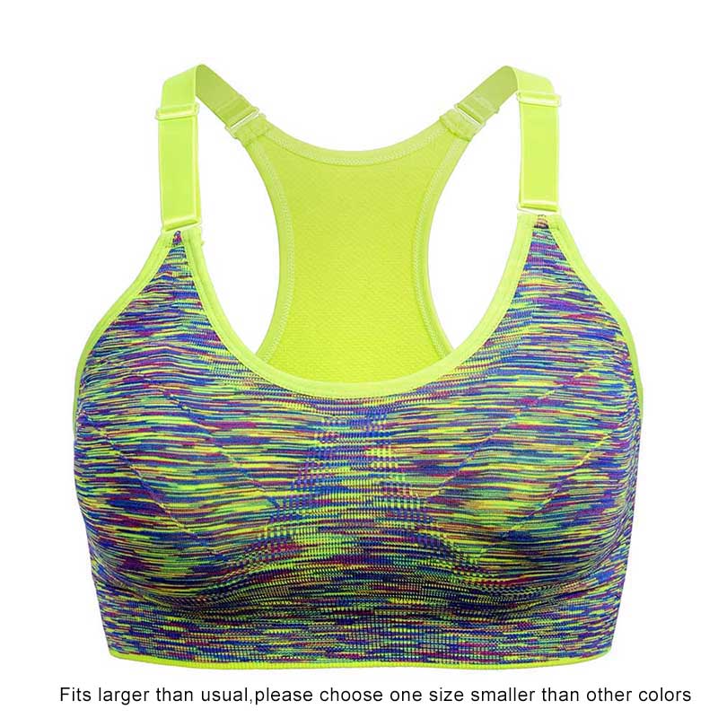 Women Sports Bra Adjustable Spaghetti Strap Padded