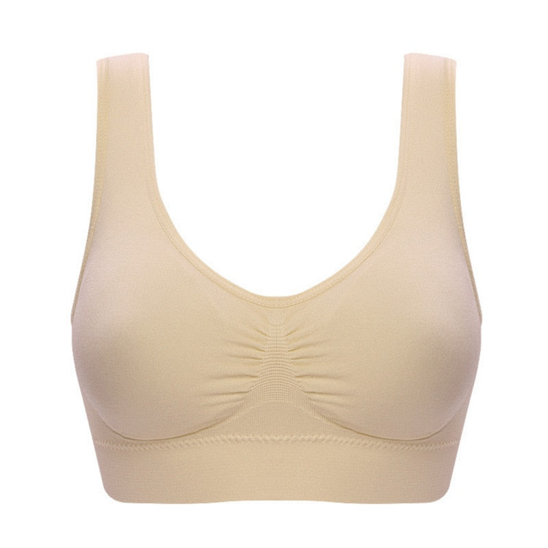 Bralette crop top fitness gym running sportswear