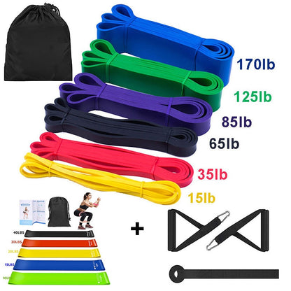 Pull Up Power Resistance Band Set Elastic Exercises