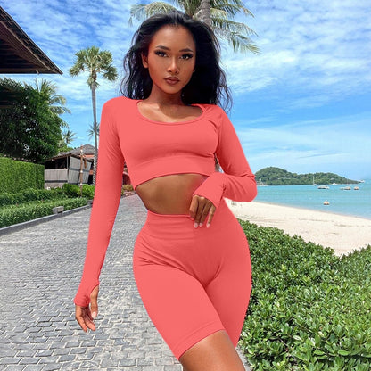 Seamless Yoga Set High Waist Sportwear Women Set