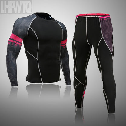 Sports Suit MMA rashgard male Quick drying Sportswear