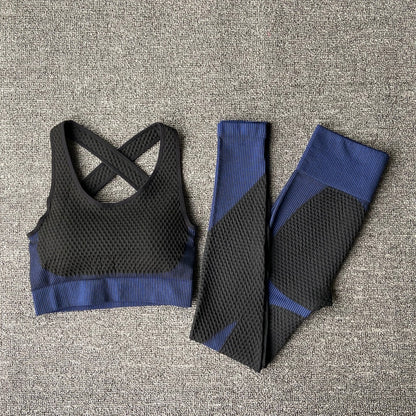 Seamless  Women Yoga Sets Female Sport Gym