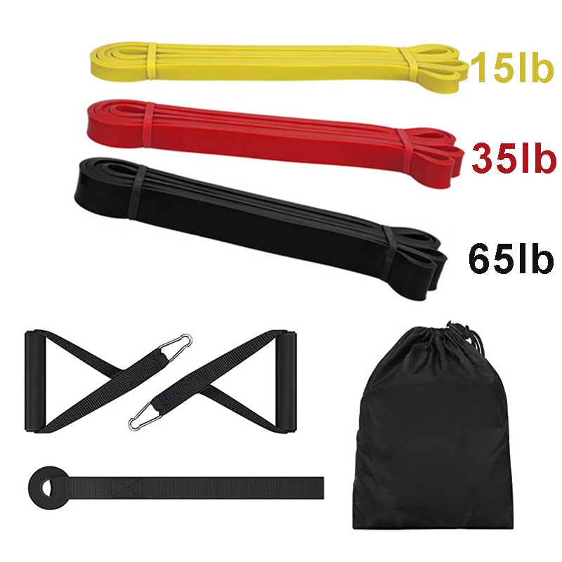 Pull Up Power Resistance Band Set Elastic Exercises