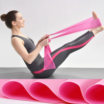 Yoga Pilates Stretch Resistance Band Exercise Fitness