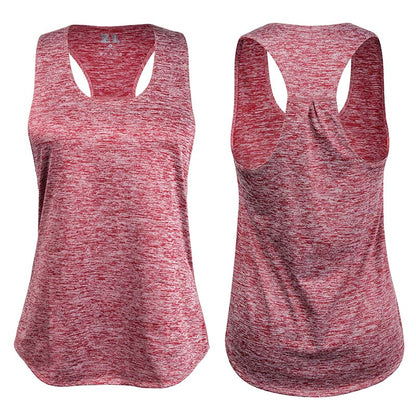 Sleeveless Racerback Workout Tank Tops Yoga Shirts