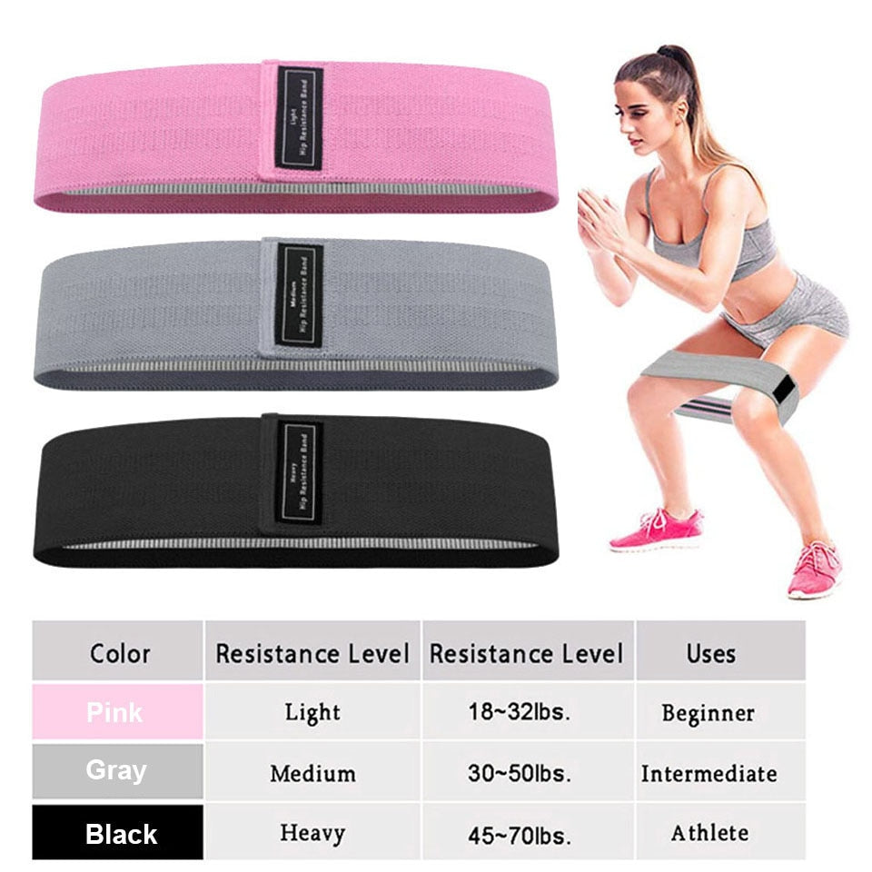 Durable Hip Circle Band Yoga Anti-slip Gym Fitness