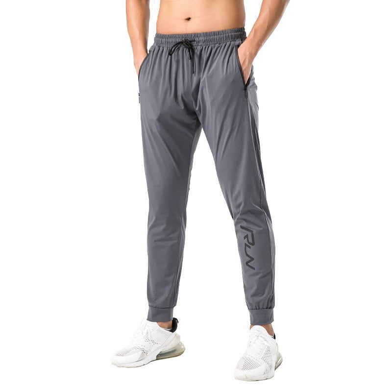 Gym Sweatpants Man Thin Fitness Trousers Slim Fit