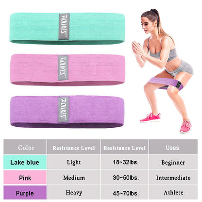 Durable Hip Circle Band Yoga Anti-slip Gym Fitness